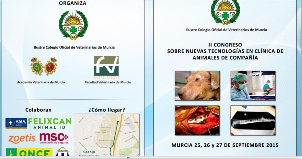 Imagen Diptico II CONGRESO SOBRE NUEVAS TECNOLOGÍAS EN CLÍNICA DE ANIMALES DE COMPAÑÍA